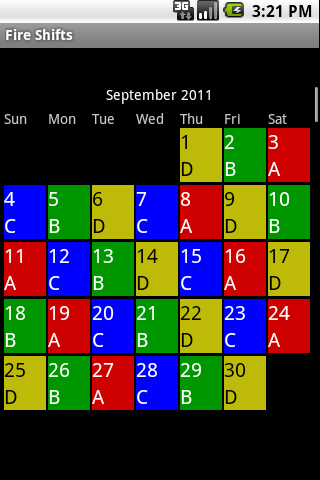 Fire Shifts | Fire Fighter and EMS calendars for Android & iOS